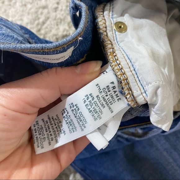 Frame Straight Leg Jeans - Picture 14 of 14